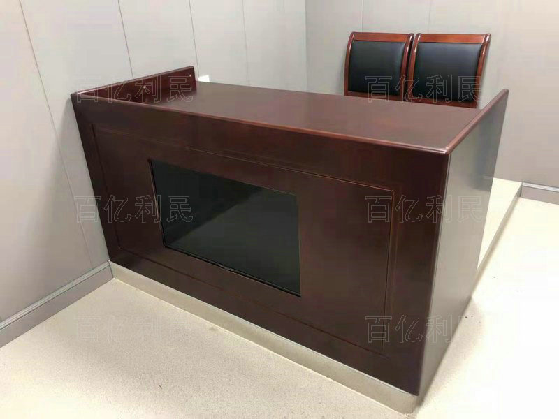 木質(zhì)審訊桌